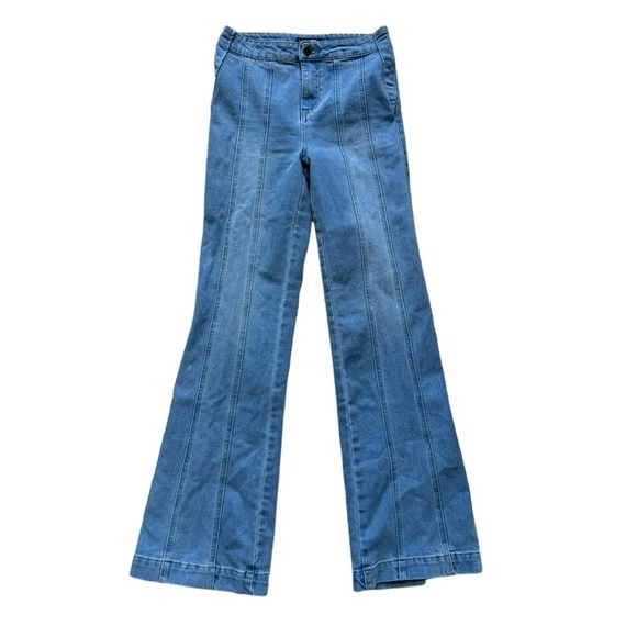 Fashion Nova Denim - Fashion Nova Women's Jeans Size 3 Light Wash Denim Flare